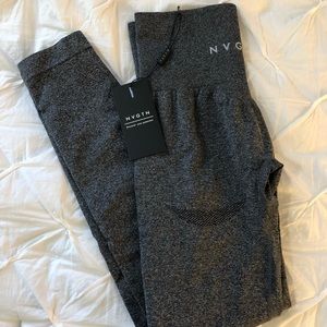 NVGTN black speckled seamless leggings